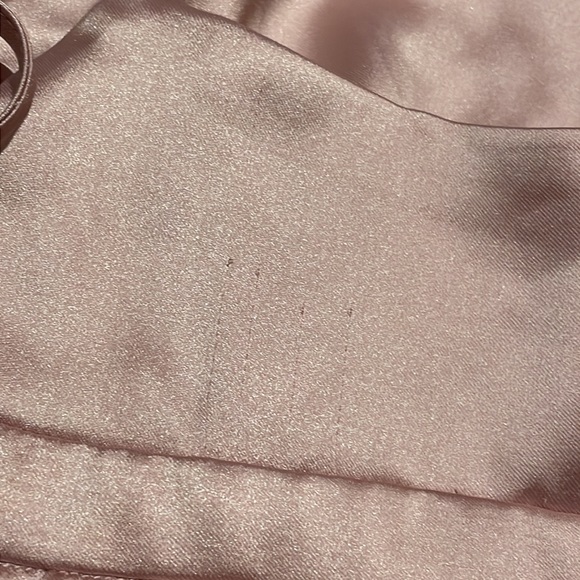 Garage Pink Satin open cropped tank top summer crop shirt - Picture 4 of 4